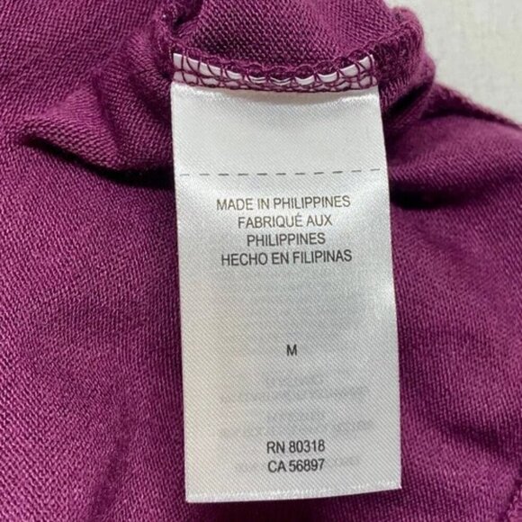 Lucky Brand Women's Cozy Knit Sweater Medium Potent Purple Crewneck Top NWT - Picture 4 of 8